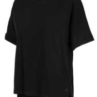 4F moteriški marškinėliai, juodi